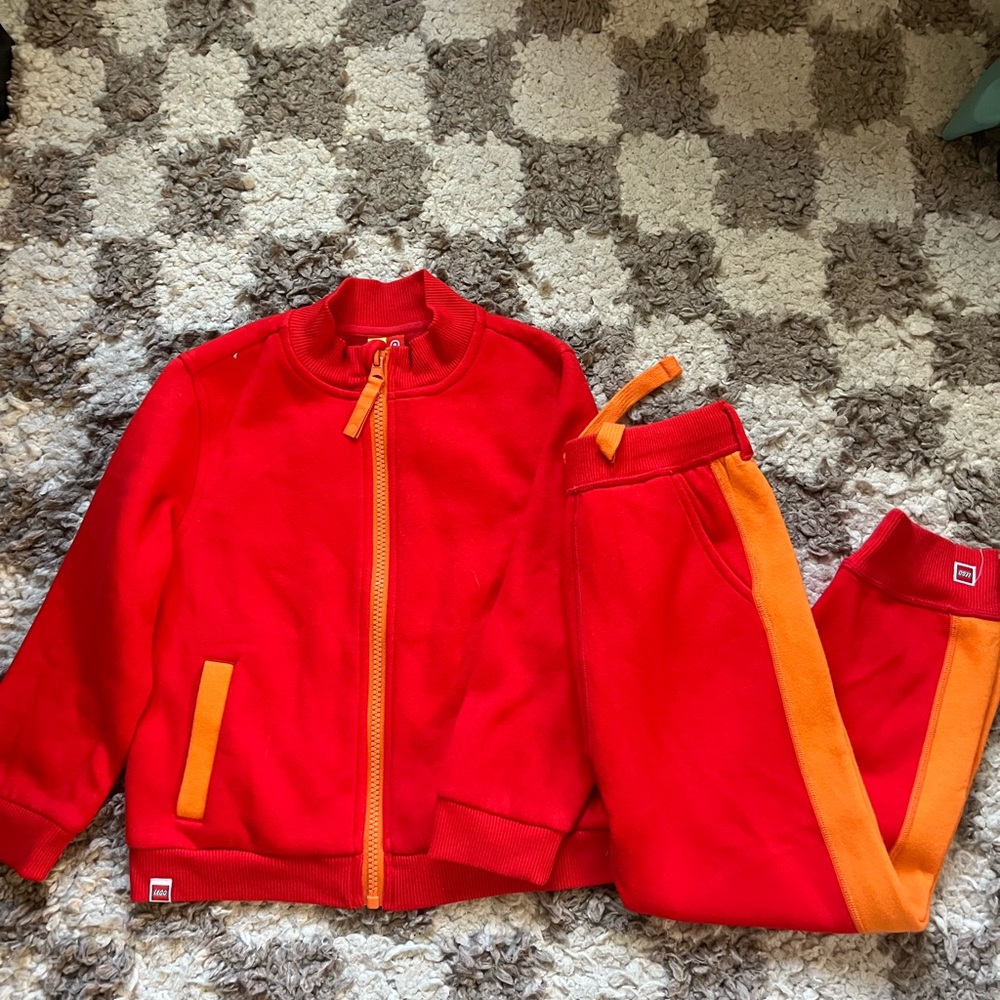 Lego Red and Orange Kids Matching Set